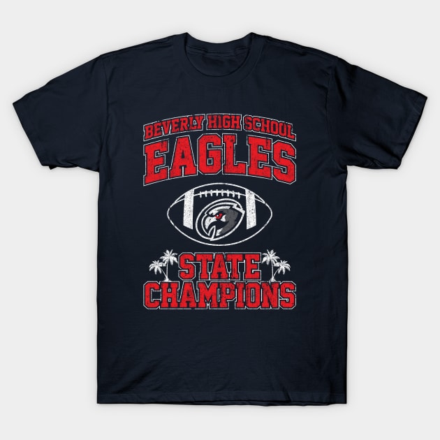 Beverly High Schol Eagles State Champions T-Shirt by huckblade